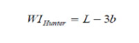 Hunter白度计算公式
