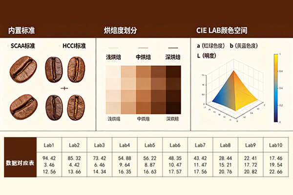 咖啡及咖啡制品品质评价，SCAA、HCCI色度指标解读