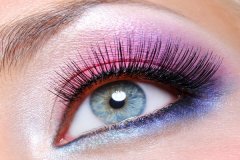紫色眼影的颜色管控用分光测色仪